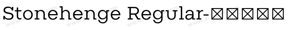 Stonehenge Regular字体转换